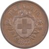 1 Rappen, 1877, fast unzirkuliert