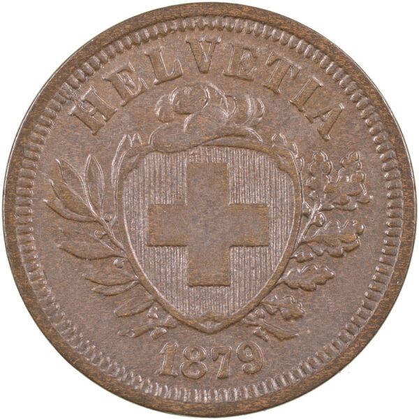 25050_1 1 Rappen, 1879, unzirkuliert