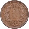 1 Rappen, 1880, unz/stgl
