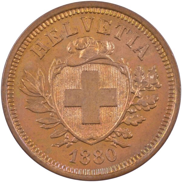 25056_1 1 Rappen, 1880, Stempelglanz