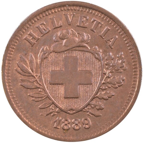 25067_1 1 Rappen, 1889, unz/stgl
