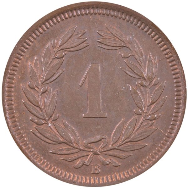 1 Rappen, 1889, unz/stgl