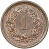 1 Rappen, 1889, Stempelglanz