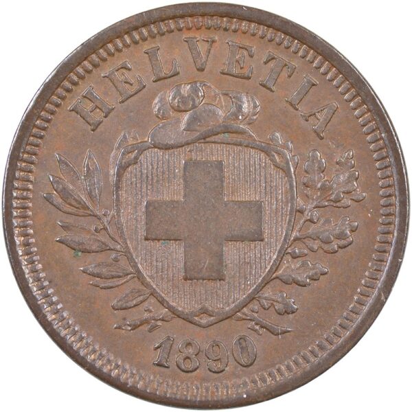 25070_1 1 Rappen, 1890, unz/stgl
