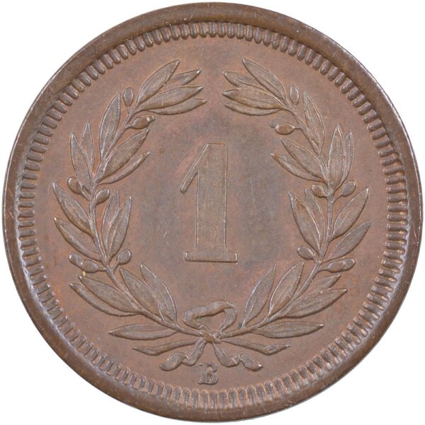 1 Rappen, 1890, unz/stgl