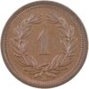 1 Rappen, 1891, unz/stgl