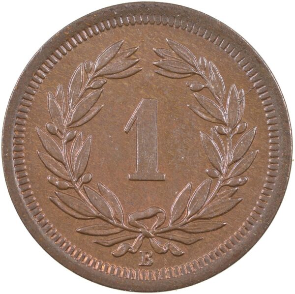 1 Rappen, 1891, unz/stgl
