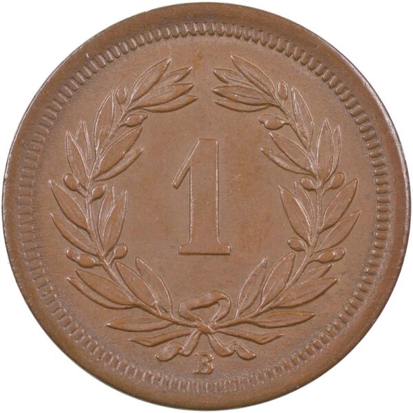 1 Rappen, 1891, unz/stgl
