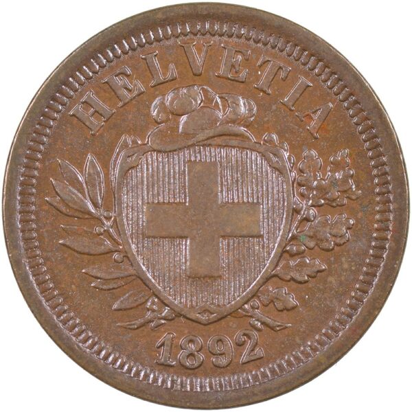 25079_1 1 Rappen, 1892, unz/stgl
