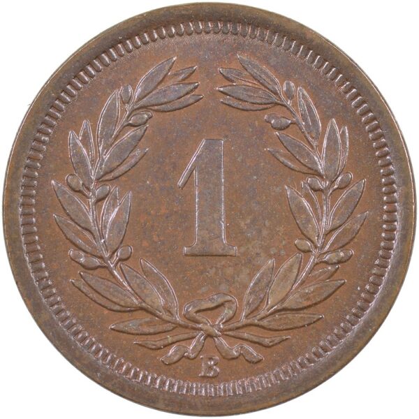 1 Rappen, 1892, unz/stgl