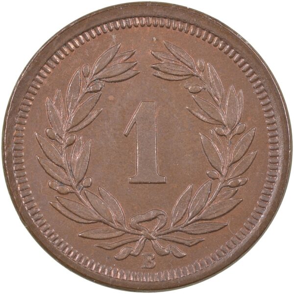 1 Rappen, 1895, unz/stgl