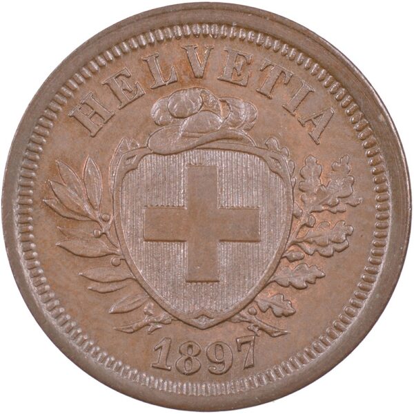 25087_1 1 Rappen, 1897, unz/stgl