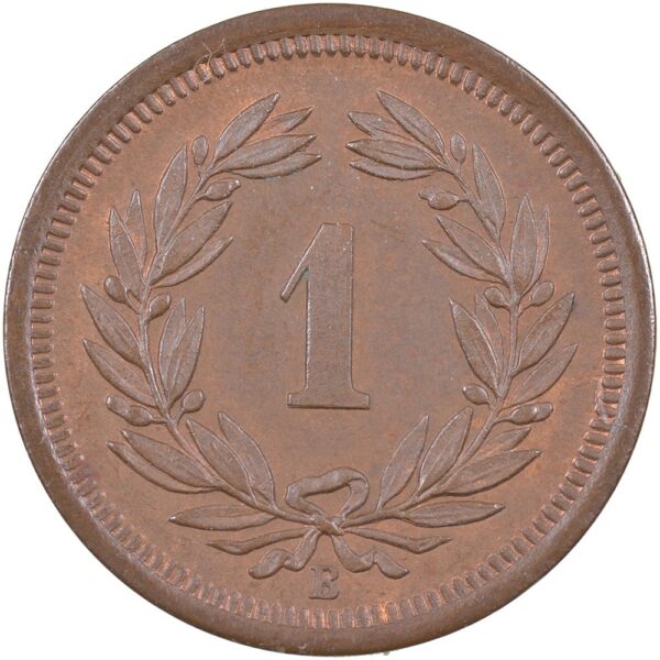 1 Rappen, 1897, Stempelglanz