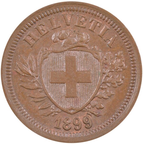 25092_1 1 Rappen, 1899, unzirkuliert