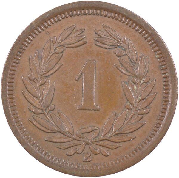 1 Rappen, 1902, unzirkuliert