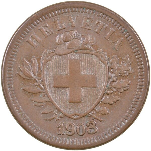 25101_1 1 Rappen, 1903, unzirkuliert