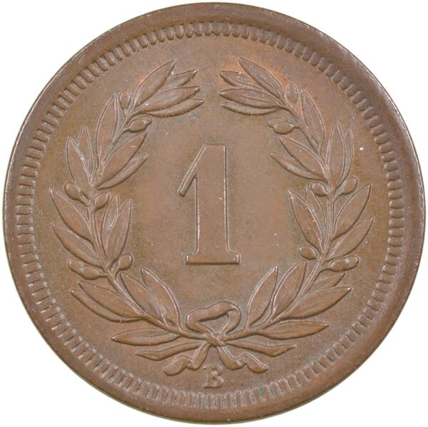 1 Rappen, 1903, unzirkuliert