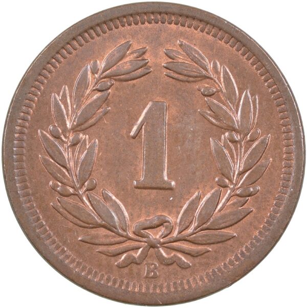 1 Rappen, 1903, Stempelglanz