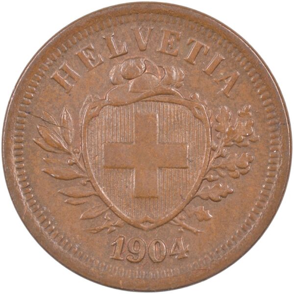 25104_1 1 Rappen, 1904, unzirkuliert