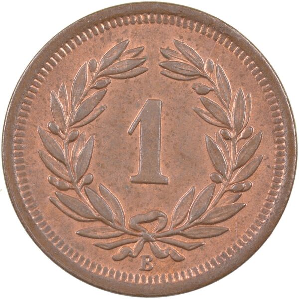 1 Rappen, 1904, unz/stgl