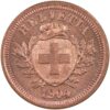 1 Rappen, 1904, Stempelglanz