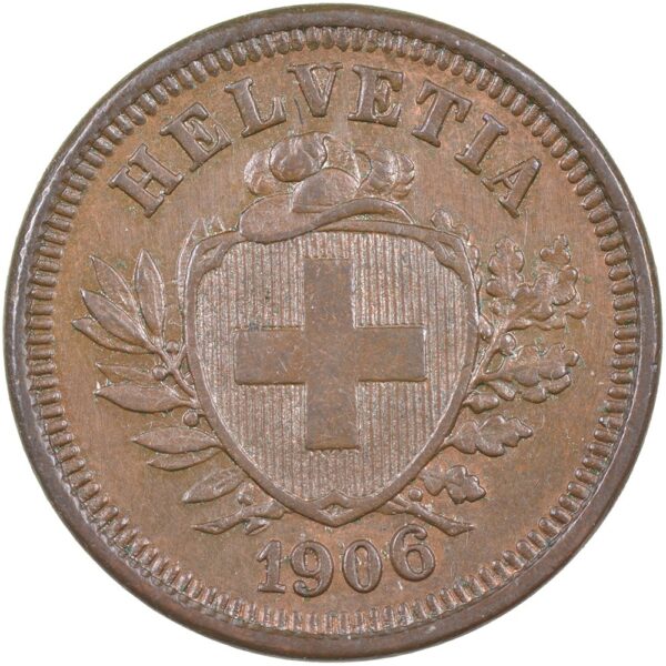 25110_1 1 Rappen, 1906, unzirkuliert
