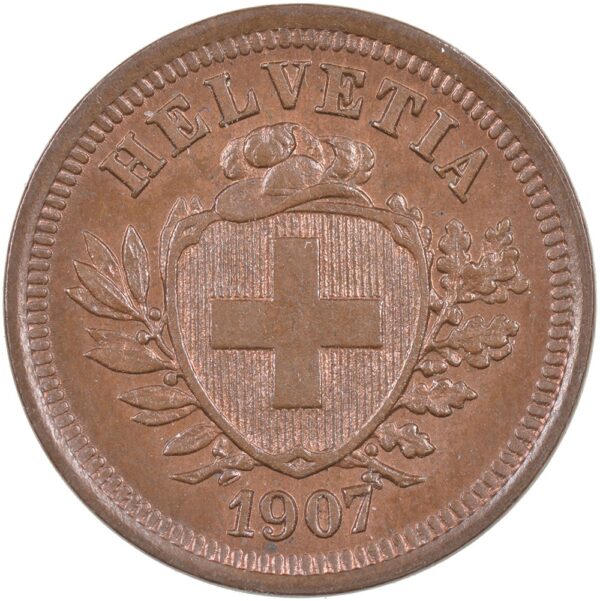 25114_1 1 Rappen, 1907, unz/stgl