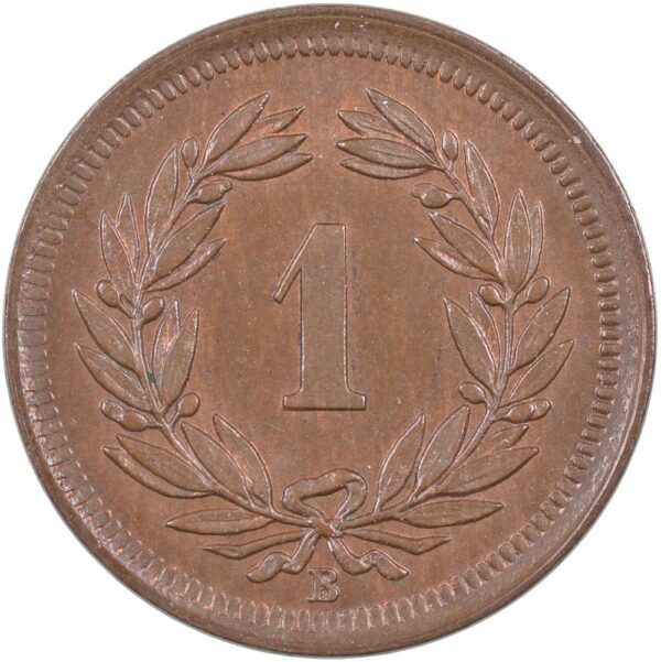 1 Rappen, 1907, unz/stgl