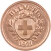 1 Rappen, 1921, Stempelglanz