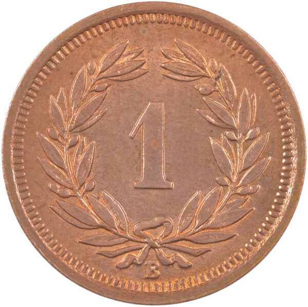1 Rappen, 1924, Stempelglanz