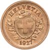 1 Rappen, 1927, Stempelglanz