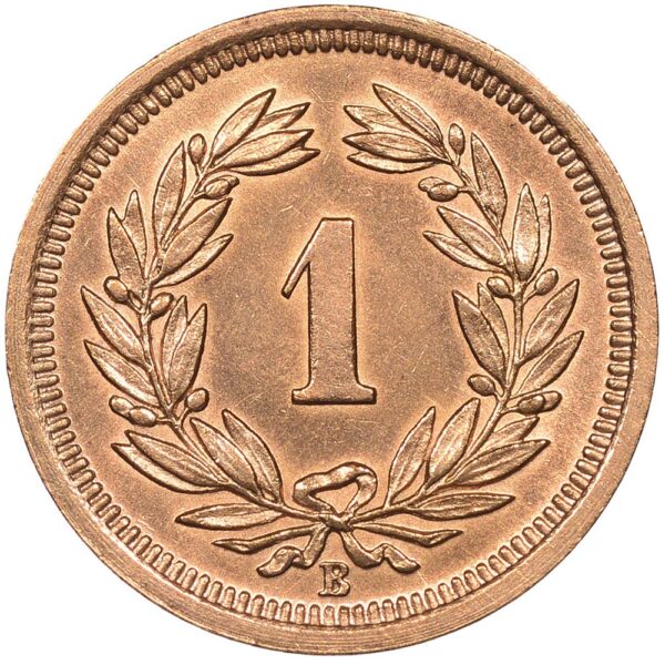 1 Rappen, 1927, Stempelglanz
