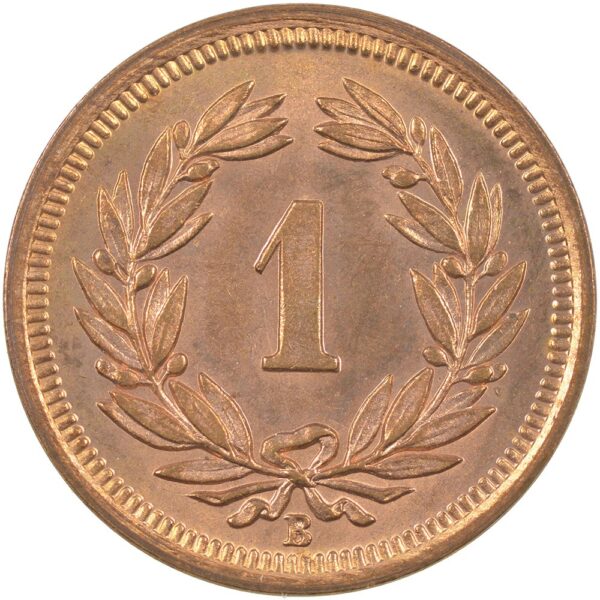 1 Rappen, 1929, Stempelglanz