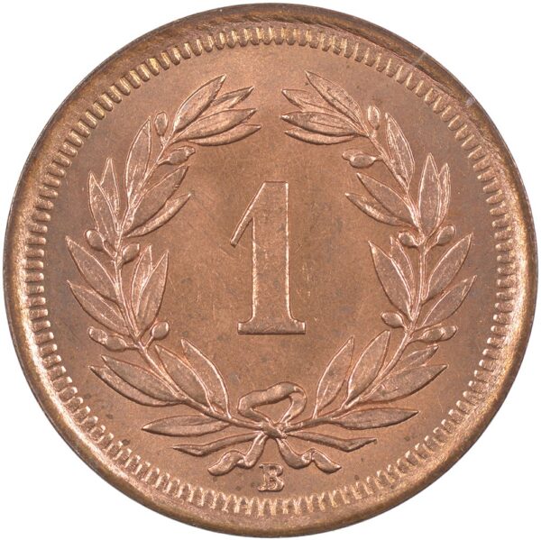 1 Rappen, 1930, Stempelglanz