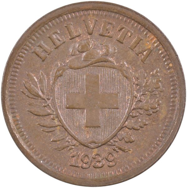 25168_1 1 Rappen, 1939, unzirkuliert