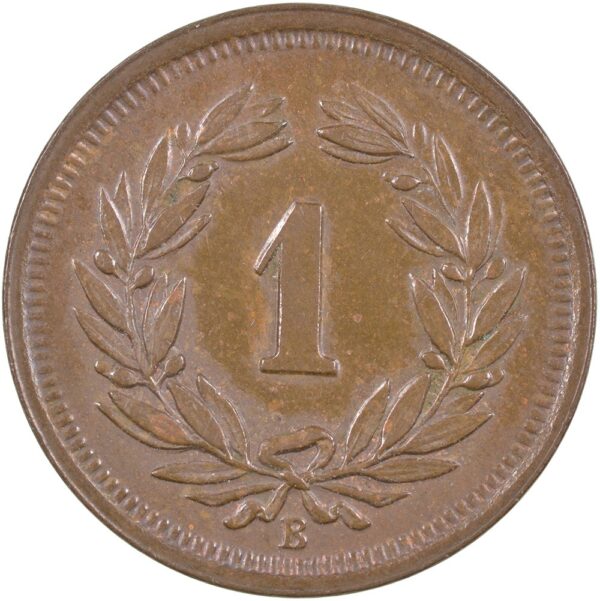1 Rappen, 1939, unzirkuliert