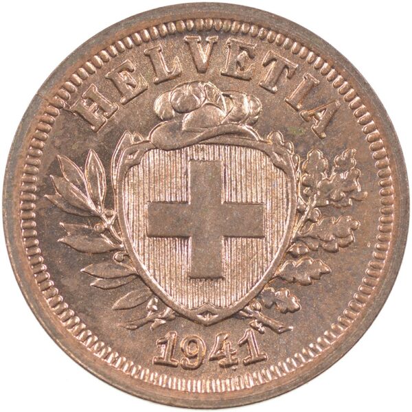 25173_1 1 Rappen, 1941, Stempelglanz