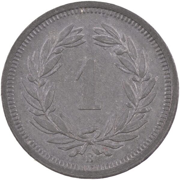 1 Rappen, 1943, unz/stgl