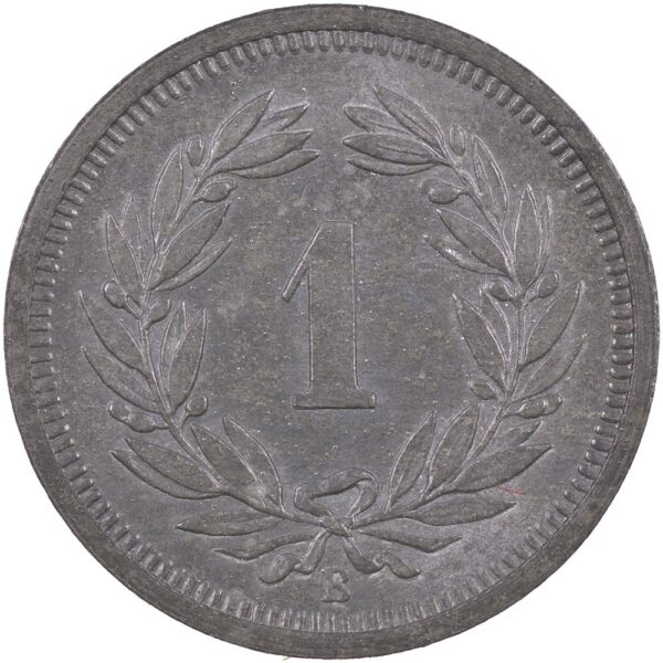 1 Rappen, 1944, unz/stgl