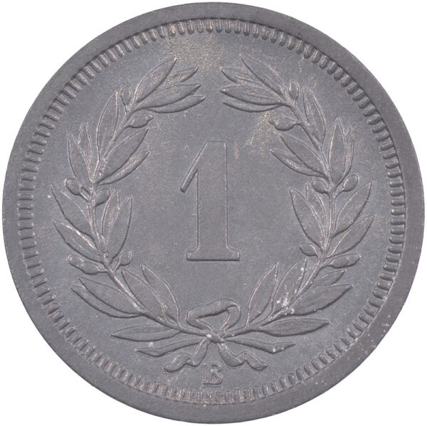 1 Rappen, 1944, Stempelglanz