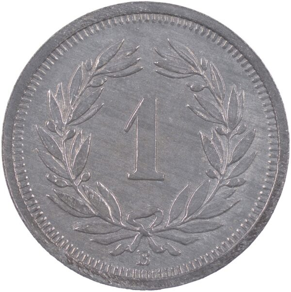 1 Rappen, 1945, unz/stgl