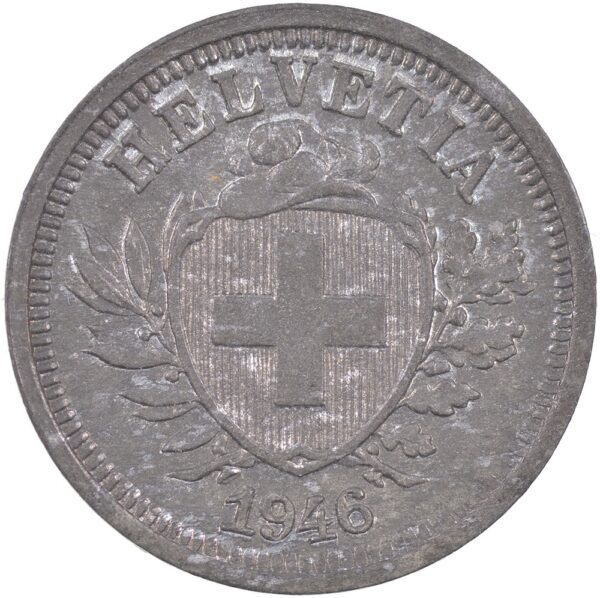 25180_1 1 Rappen, 1946, unzirkuliert