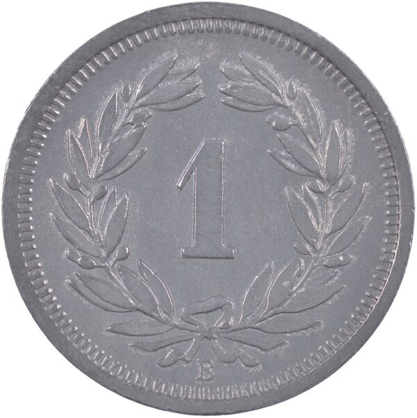 1 Rappen, 1946, Stempelglanz