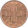 1 Rappen, 1949, Stempelglanz