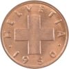 1 Rappen, 1950, Stempelglanz