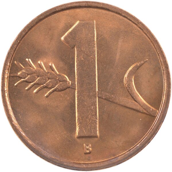 1 Rappen, 1952, Stempelglanz