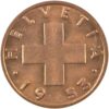 1 Rappen, 1953, Stempelglanz