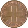 1 Rappen, 1954, unz/stgl