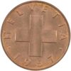 1 Rappen, 1957, Stempelglanz