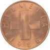 1 Rappen, 1958, Stempelglanz